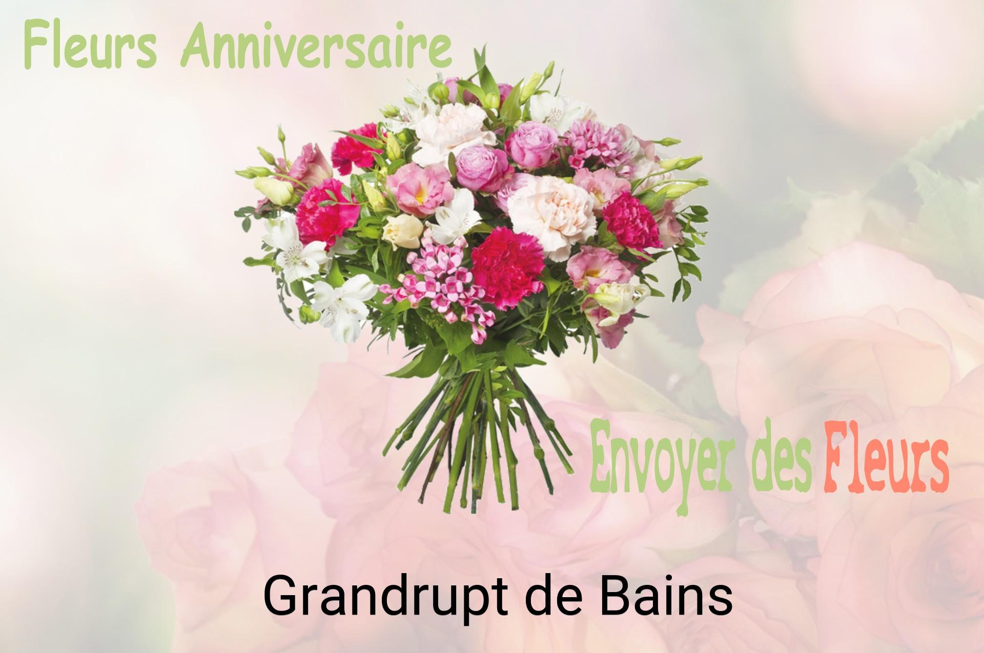 Bouquet de fleurs d’anniversaire livré à Grandrupt-de-Bains