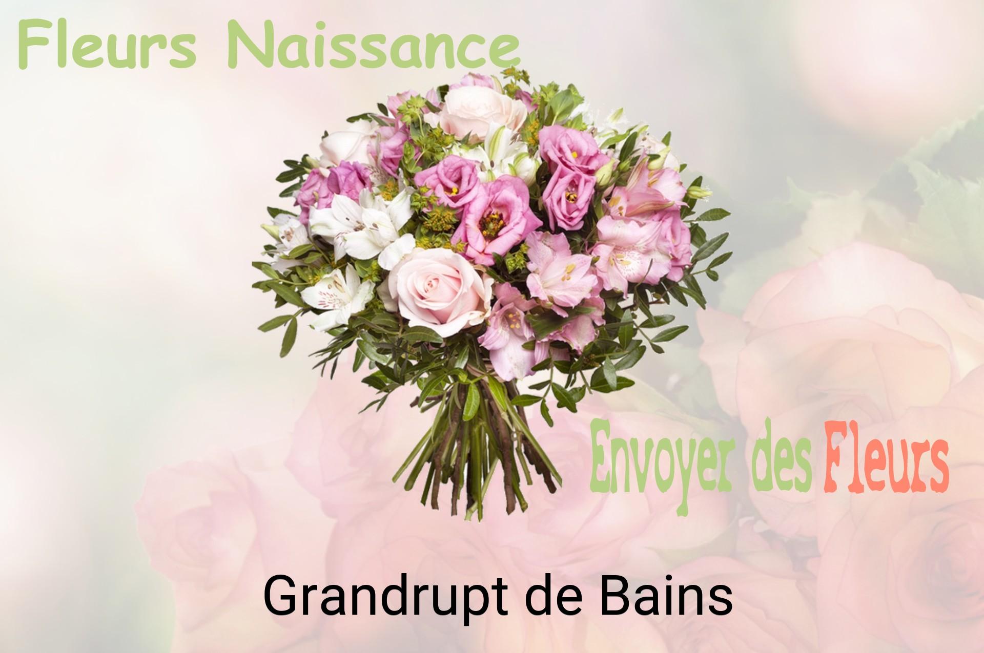 Bouquet de fleurs de naissance livré à Grandrupt-de-Bains
